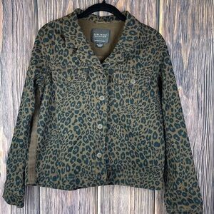 Woman’s Sanctuary Leopard Print Jacket- Size Small